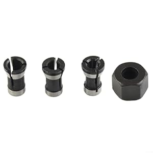 CNANRNANC Oberfräsen-Spannzangenfutter M15 mit 3 Spannzangen