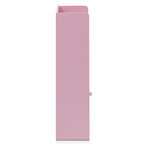 Furinno 2 Shelves Stylish Kidkanac Bookshelf With Storage Cabinet, Pink #TOP7