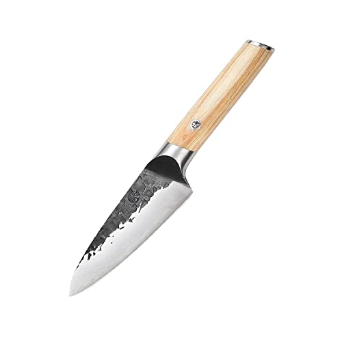 MITSUMOTO SAKARI Cuchillos Japoneses Profesionals de Fruta y Verduras, Cuchillos de Pelar de Acero al Carbono, 11 cm Cuchillos Cocina Pequeños Forjados a Mano (Mango de Pakkawood y Caja de Regalo) MITSUMOTO SAKARI Cuchillos Japoneses Profesionals de Fruta y Verduras, Cuchillos de Pelar de Acero al Carbono, 11 cm Cuchillos Cocina Pequeños Forjados a Mano (Mango de Pakkawood y Caja de Regalo)