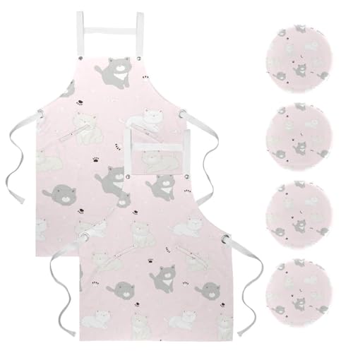 Tablier de serveuse mignon pour le nettoyage de la maison et le service en bar