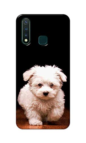 Image of PRINTFIDAA� Printed Hard Back Cover Case for Vivo Y19 | Vivo U3 Back Cover (Puppy Dog) -2808