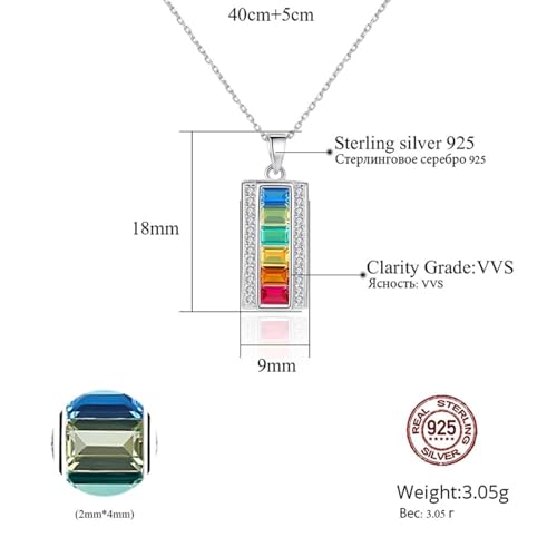 Collier de pierre de pierre précieuse topaze argent 925 fin bijou - 5