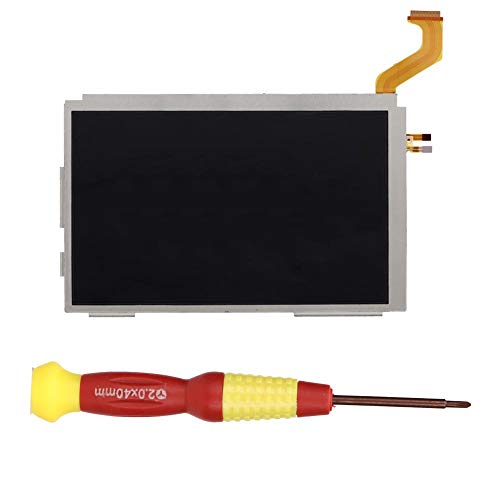 Preisvergleich Produktbild Ersatzteil LCD Bildschirm Oben für Nintendo 3DS XL, DIY Reparatursatz 1 * Ersatzbildschirm und 1 * Schraubendreher