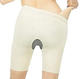 DressTech Crotchless Crossdresser Hip Pad Girdle - Shape ‘N Go - Nude - Small