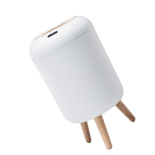 Bote de basura inteligente blanco rectangular 10 litros miniatura 3