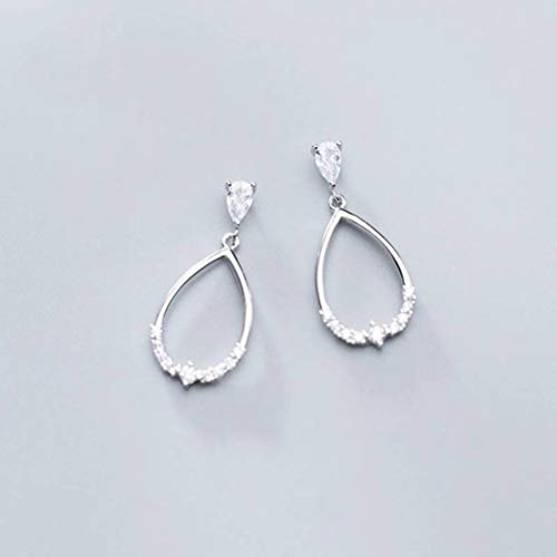 Boucles d'oreilles pour femmes en diamant ajouré de style coréen chic