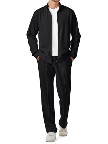 JMIERR Mens Sweat Suit Loungewear Sets Sports Suit 2 Piece