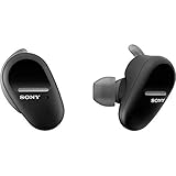 Sony WF-SP800N Truly Wireless Sports In-Ear Noise Canceling Headphones with Mic For Phone Call And Alexa Voice Control, Black