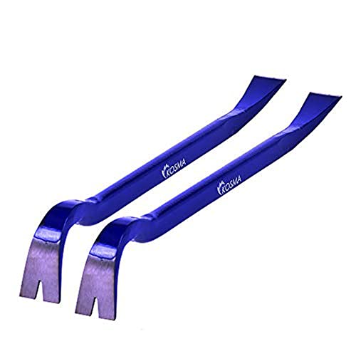 Kosma Set of 2 Heavy Duty Gorilla Bar Set - 16 Inch | Wrecking Bar Pry Nail Remover Crowbar Tool