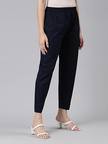 Image of TWIN BIRDS 100% Woven Cotton Fabric Kurti Pant /Trousers with Functional Pocket for Women