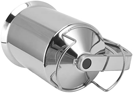 Miniatura 8 de Dispensador de masa de panqueques de acero inoxidable de 33.8 fl oz, vertedor de masa de panqueques de mano con mango de boquilla para magdalenas,