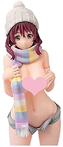 Kurrma Signboard Girl Kurara-chan (7in/18cm) Échelle 1:6 Les vêtements légèrement exposés peuvent être enlevés Belle série de fille PVC Boxed Cartoon Character Model/statue Action Figure Collectibles Cover