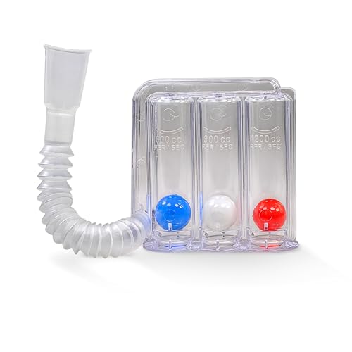 Mobiclinic, Ejercitador respiratorio, Pulmonar, Espirómetro, Equipo de terapia y educación respiratoria, Marcado ce, Fortalece mejora la respiración, 3 cámaras, Transparente Mobiclinic, Ejercitador respiratorio, Pulmonar, Espirómetro, Equipo de terapia y educación respiratoria, Marcado ce, Fortalece mejora la respiración, 3 cámaras, Transparente