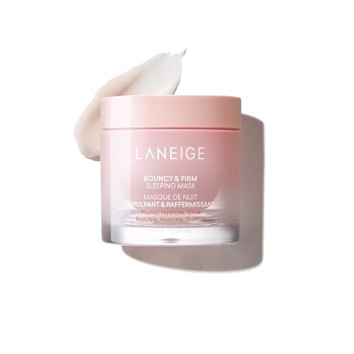 LANEIGE Bouncy and Firm Sleeping Mask: Revitalize, Smooth, Peony & Collagen Complex,...