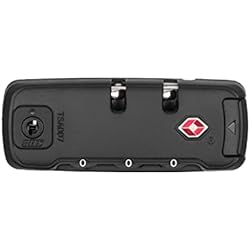 Reccisokz - Candado de combinación TSA de 2 piezas, duradero con combinación de 3 dígitos para seguridad de equipaje de viaje, candado de combinación TSA