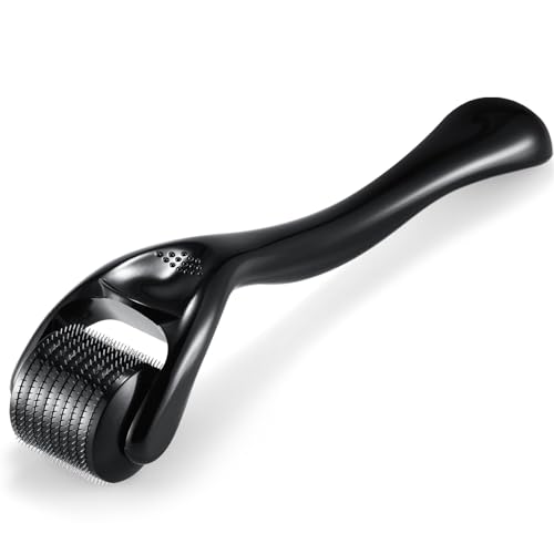 Microneedle Derma Roller for Hair Beard Face Skin 0.25mm Beard Roller Microneedling Roller, Microneedle Roller 0.25mm for Men Women Home Use