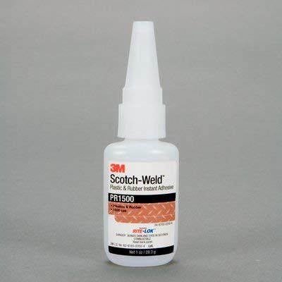 3M(TM) Scotch-Weld(TM) Plastic & Rubber Instant Adhesive PR1500, 20 g btl, 10 per case