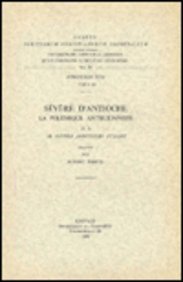 Paperback Severe d'Antioche. La Polemique Antijulianiste, II. a: V. [French] Book