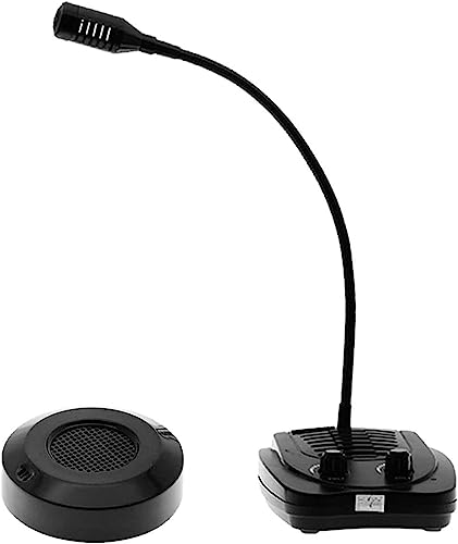 Dual-Way Counter Intercom System, Window Microphone for Banking, Securities, Hospital Use - Anti-Interference Dining Voice System