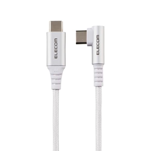 �G���R�� USB Type-C �P�[�u�� 1m (USB-C to USB-C) L�� 60W PD�Ή� �i�C�������b�V�� �yUSB-IF�F�؁z �z���C�g MPA-CCECL10WH