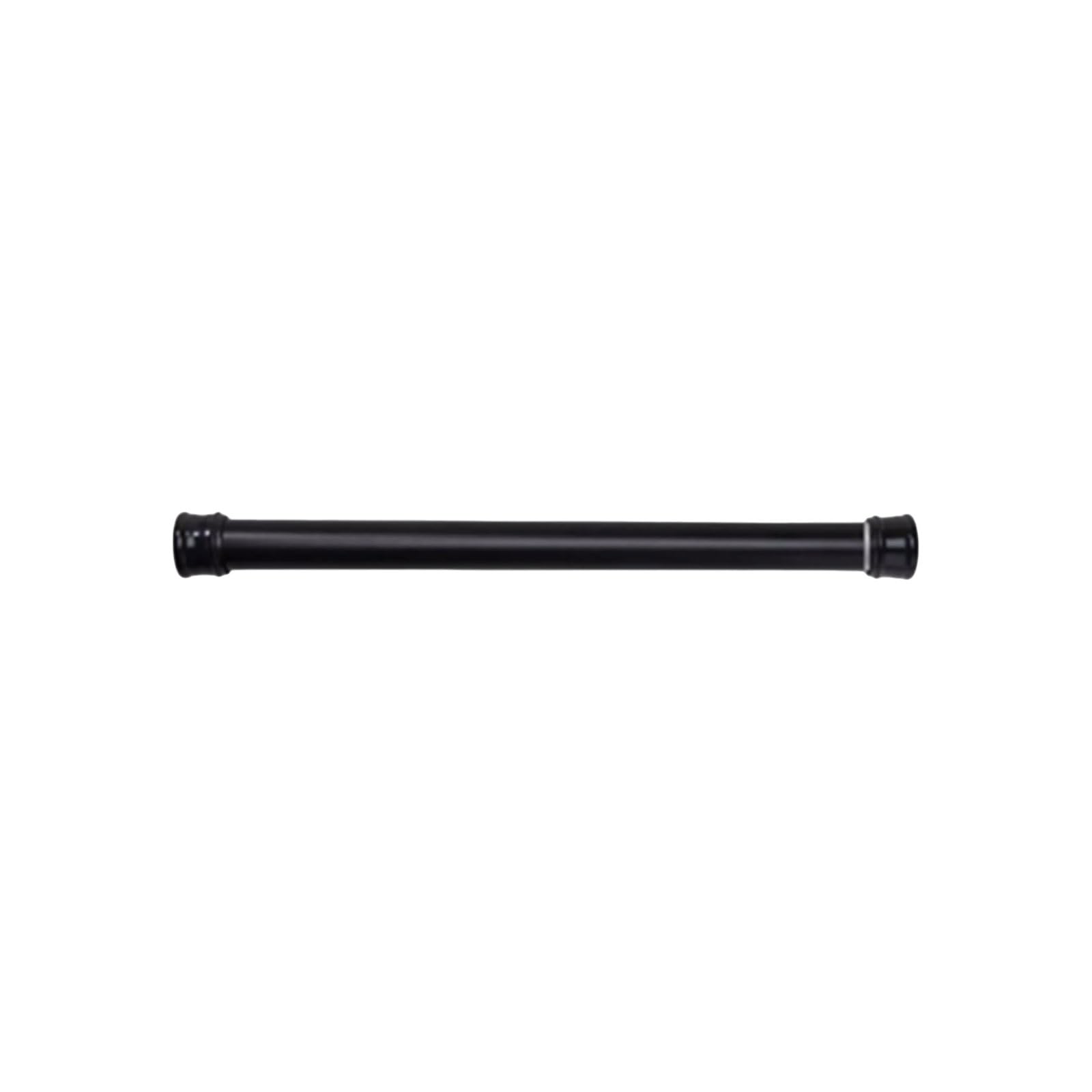 Adjustable Aluminum Alloy Shower Curtain Rod Multipurpose Retractable No-drill Suitable For Windows Bathrooms And Wardrobes stable(Nero,110-195cm)