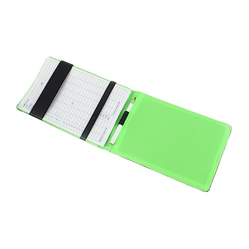 Mikikit Portable Golfing Record Book Fashionable Record Notebook Golfs Scorecards Protector Golf Book Scorecard Score Notebook