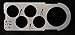 Dolphin Gauges 1948 1949 1950 Ford Truck Dash Panel Insert - Engine Turned Billet Aluminum - 5 Hole