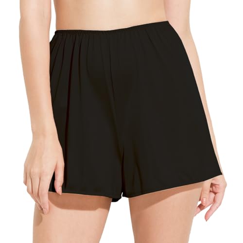 [アツギ] [NUDE Make（ヌードメイク）] 透けにくいペチパンツ ワンピースにも安心 ショート丈（35cm丈） 49240FS・49239FSの商品画像（Amazon）