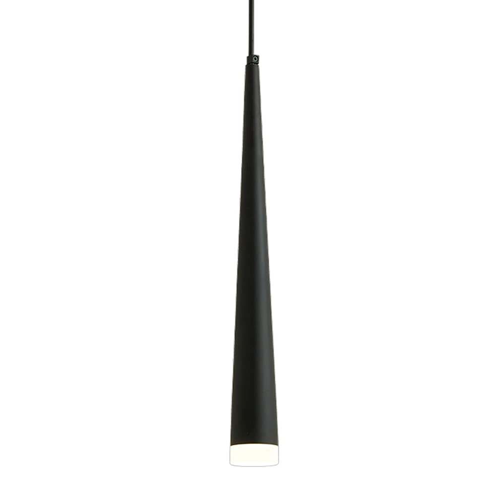 Lustre tube long LED anti-éblouissement pour éclairer un îlot de cuisine sans fatigue