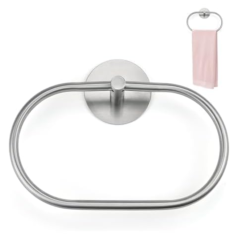 RAINPOP Self-Adhesive Stainless Steel Towel Ring Cover