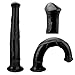 Super Large Realistic Horse Dildo, 15.75 in Long Dildo with Strong Suction Cup TPE Huge Dick Adult Sex Toy for Men Women Anal Vaginal Masturbation (Black)