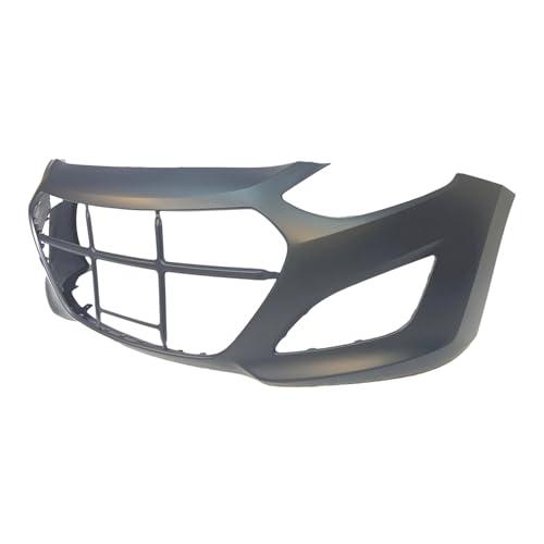 Image of FitParts Compatible with Hyundai Elantra 2013-2017 Front Bumper Cover | CAPA Certified, Primed, With Fog Light Holes, Hatchback, Ready to Paint, OEM 86511A5000, HY1000196