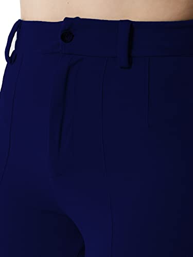 Image of KOTTY Women Polyester Blend Solid Trousers
