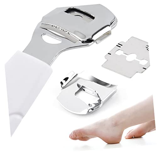 STAHAD 1 Conjunto De Espátula De Metal Manicure Pedicure Esfoliante Conjunto De Lixa De Calcanhar Li