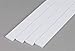 Evergreen 384Â Square Profile, 600x2,5x15,9Â mm, Pack of 4