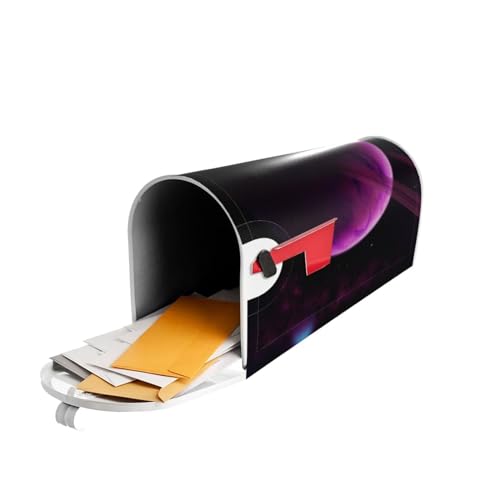 Housse de boîte aux lettres magnétique imperméable anti-UV violette
