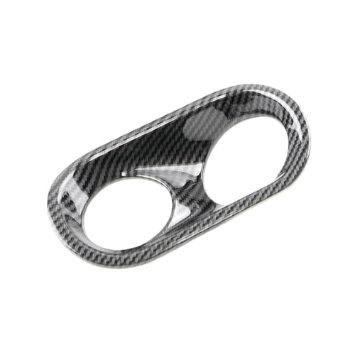 Cache bouton phares Macan LHD en fibre de carbone style haut de gamme pour habitacle
