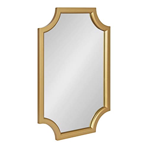 Kate and Laurel Hogan Modern Scallop Wall Mirror, 20 x