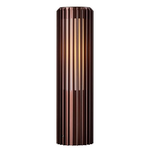 Nordlux Aludra Outdoor Post Light Brown Aluminium E27 Coastal/Marine Safe - Garden, Patio, Driveway Mains Powered, IP44