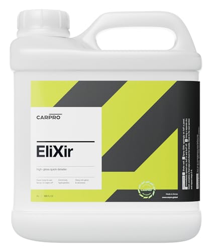 Image of CARPRO EliXir High-Gloss Quick Detailer - 4 Liter (135oz) | Spray-On-Wipe-Off Quick Application Provides a Fast Layer of Depth, Gloss, and Hydrophobic Energy - Ready to Use