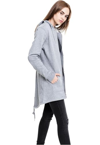 Urban Classics Damen Jacke Sweat Parka, Grau, XL, TB1075-00111-0054