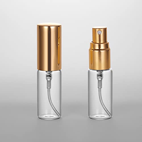 5ML Glass Spray Bottle - Empty Refillable Container Essential Oils, Cleaning Products, Homemade Cleaners, Misting Plants with Water Vinegar Mixtures for Cleaning or Cooking