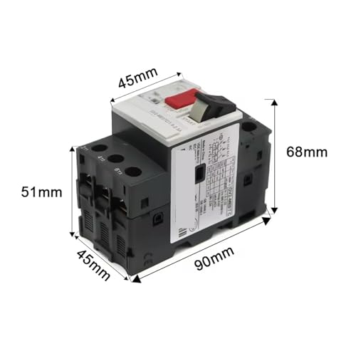 Disyuntor de motor magnético térmico 3P con botones de control 2