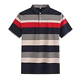 【Estilo】 ： Este polo disponible para un corte grande y alto es una de las camisas más versátiles que un hombre puede tener. Combina fácilmente con nuestros jeans, pantalones, pantalones cortos. Novedosos regalos de cumpleaños y vacaciones.
