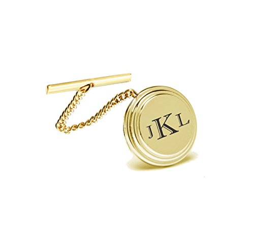 Personalized Gold Beveled Tie Pin Engraved Free - Ships From Usa #TOP29