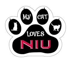 Generic Northern Illinios Cat Paw Magnet - Officially Licensed - Made in The United States