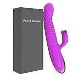 Rabbit Ear Adult Tools for Women Sucking Toy for Woman Pleasure Adult Toys USB Rechargeable Thrusting Divice for Men and Womens Toys Waterproof Gifts for Women Beach Soft Accessories Sensory Toys
