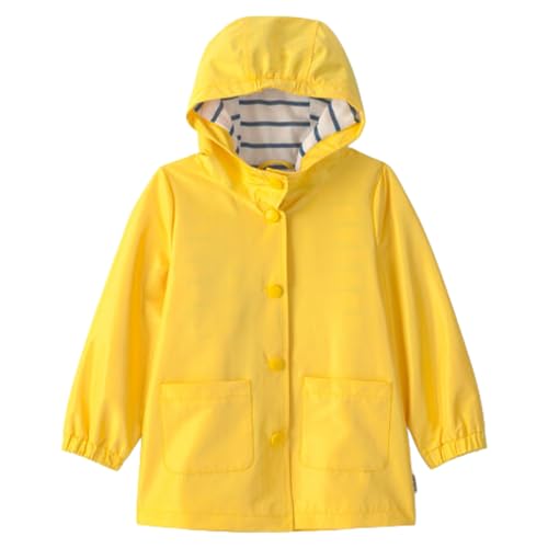 Carters Boys Color Splash Rainslicker Rain Jacket Solid Yellow 5-6