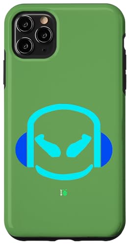 Funny DJ Mallow's SmilingFace �n�[�t�u���[�ƃA�N�A �X�}�z�P�[�X iPhone 11 Pro Max �p