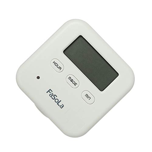 Caixa de comprimidos portátil TOPBATHY com alarme vibratório, 4 compartimentos, portátil para viagen